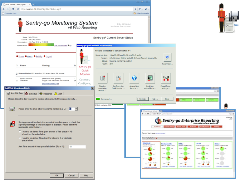 Sentry-go Quick Disk Monitor 6.4 screenshot